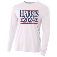 Vintage Kamala Harris 2024 Cooling Performance Long Sleeve Crew