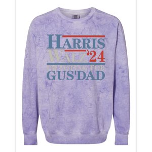 Vote Kamala Harris Walz 2024 IM Voting For Gus Dad Colorblast Crewneck Sweatshirt