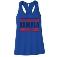 Vintage Kamala Harris Madam President 2024 Cute Gift Women's Racerback Tank