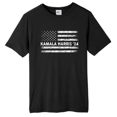 Vintage Kamala Harris 2024 For President Election Campaign Gift Tall Fusion ChromaSoft Performance T-Shirt