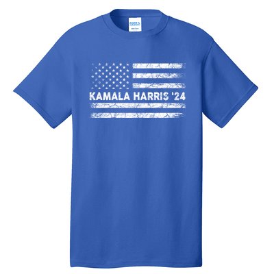 Vintage Kamala Harris 2024 For President Election Campaign Gift Tall T-Shirt