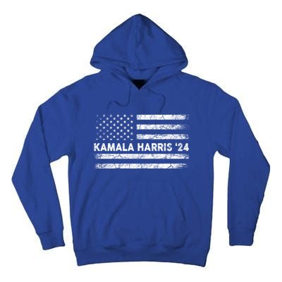 Vintage Kamala Harris 2024 For President Election Campaign Gift Tall Hoodie