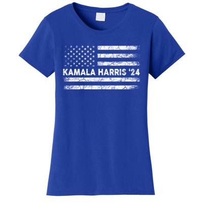 Vintage Kamala Harris 2024 For President Election Campaign Gift Women's T-Shirt