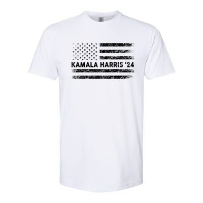 Vintage Kamala Harris 2024 For President Election Campaign Gift Softstyle CVC T-Shirt