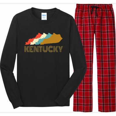 Vintage Kentucky Home State  I Love Kentucky Long Sleeve Pajama Set