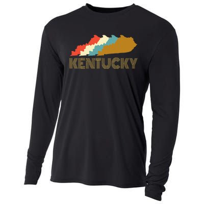 Vintage Kentucky Home State  I Love Kentucky Cooling Performance Long Sleeve Crew