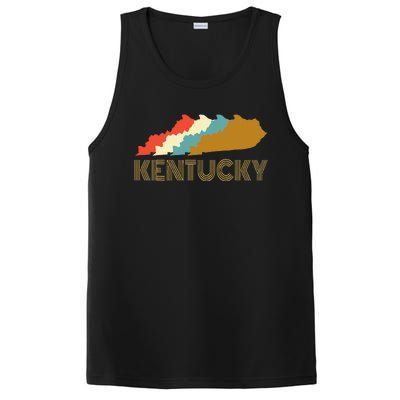 Vintage Kentucky Home State  I Love Kentucky PosiCharge Competitor Tank