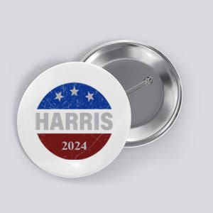 Vote Kamala Harris For President 2024 Button Usa Flag Button