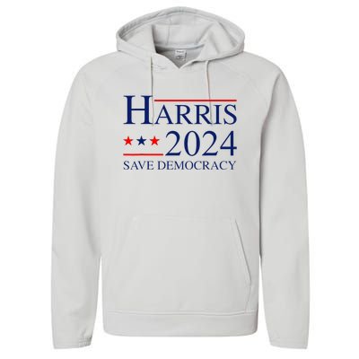 Vote Kamala Harris For President 2024 Election Democratic Performance Fleece Hoodie