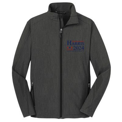 Vote Kamala Harris For President 2024 Election Democratic Core Soft Shell Jacket