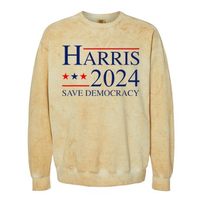 Vote Kamala Harris For President 2024 Election Democratic Colorblast Crewneck Sweatshirt