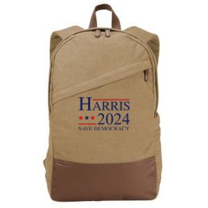 Vote Kamala Harris For President 2024 Election Democratic Cotton Canvas Backpack