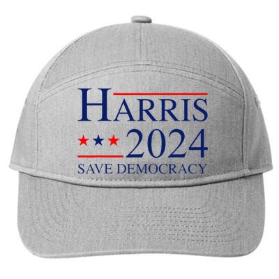 Vote Kamala Harris For President 2024 Election Democratic 7-Panel Snapback Hat