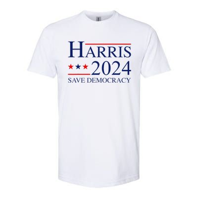 Vote Kamala Harris For President 2024 Election Democratic Softstyle CVC T-Shirt