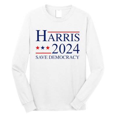 Vote Kamala Harris For President 2024 Election Democratic Long Sleeve Shirt