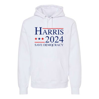 Vote Kamala Harris For President 2024 Election Democratic Premium Hoodie