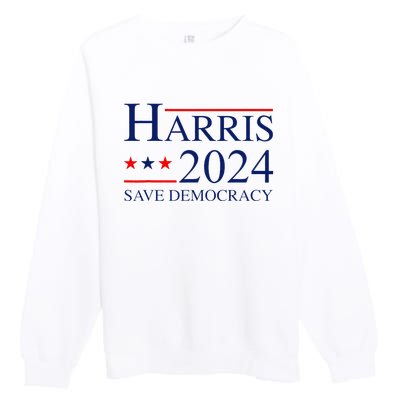 Vote Kamala Harris For President 2024 Election Democratic Premium Crewneck Sweatshirt