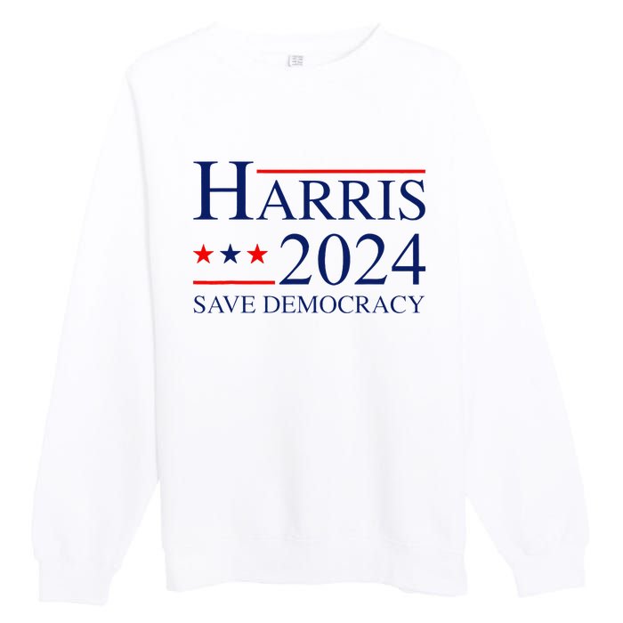 Vote Kamala Harris For President 2024 Election Democratic Premium Crewneck Sweatshirt