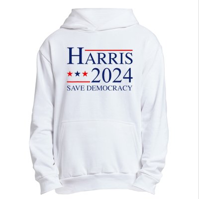 Vote Kamala Harris For President 2024 Election Democratic Urban Pullover Hoodie