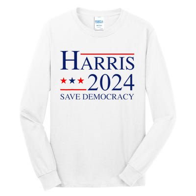 Vote Kamala Harris For President 2024 Election Democratic Tall Long Sleeve T-Shirt