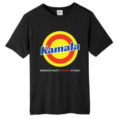 Vote Kamala Harris Removes Nasty Orange Stains Detergent Fun Tall Fusion ChromaSoft Performance T-Shirt