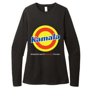 Vote Kamala Harris Removes Nasty Orange Stains Detergent Fun Womens CVC Long Sleeve Shirt