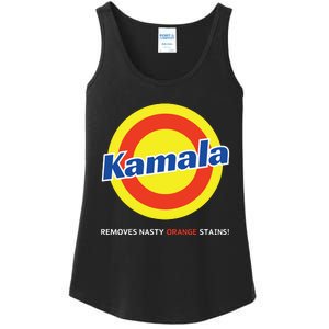 Vote Kamala Harris Removes Nasty Orange Stains Detergent Fun Ladies Essential Tank