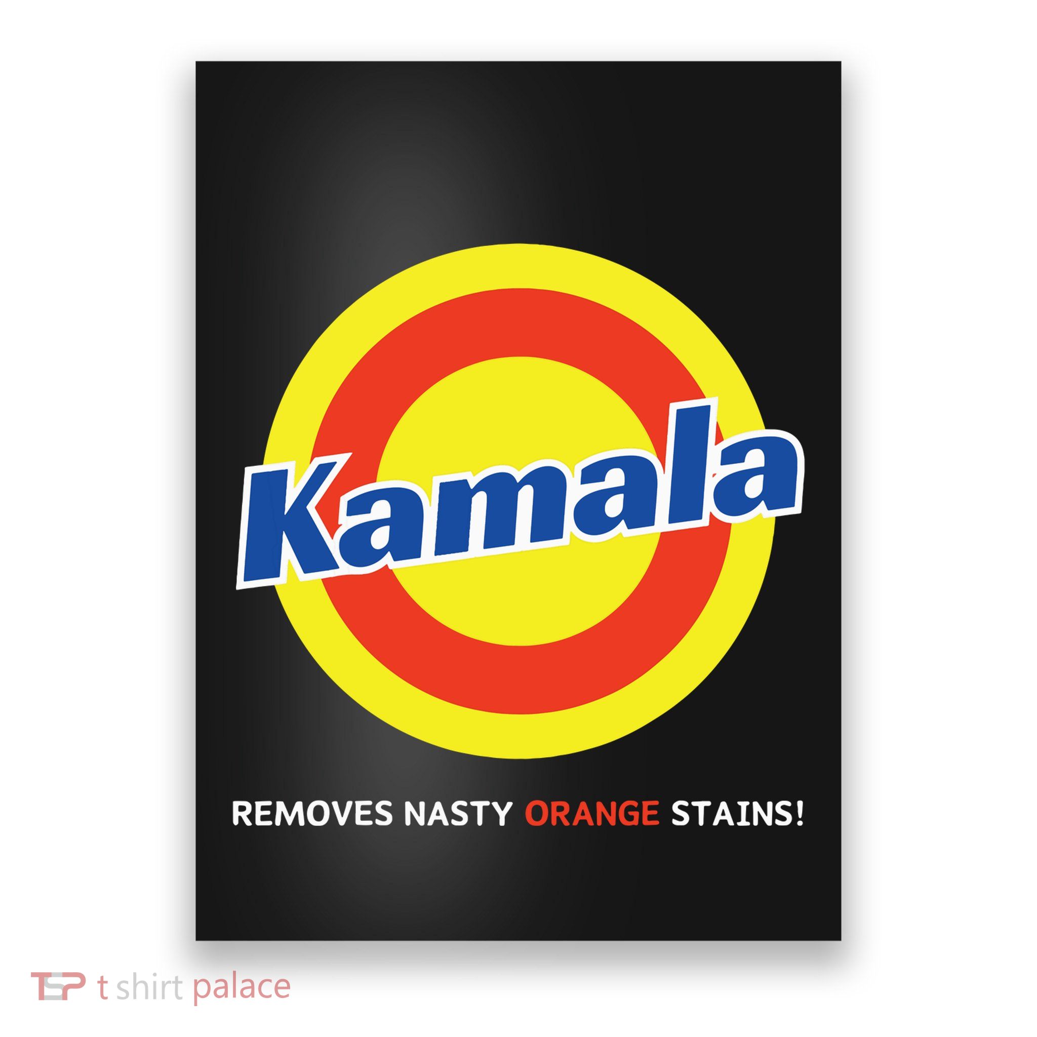 Vote Kamala Harris Removes Nasty Orange Stains Detergent Fun Poster