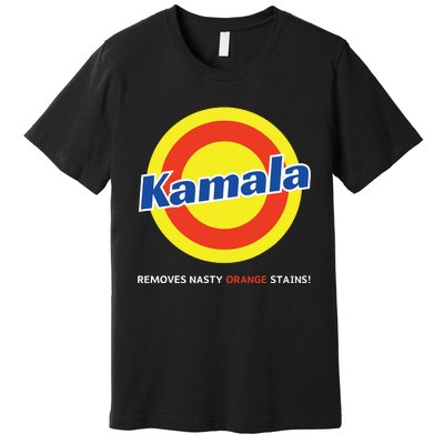 Vote Kamala Harris Removes Nasty Orange Stains Detergent Fun Premium T-Shirt