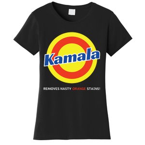 Vote Kamala Harris Removes Nasty Orange Stains Detergent Fun Women's T-Shirt