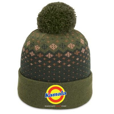 Vote Kamala Harris Removes Nasty Orange Stains Detergent Fun The Baniff Cuffed Pom Beanie