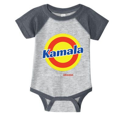 Vote Kamala Harris Removes Nasty Orange Stains Detergent Fun Infant Baby Jersey Bodysuit