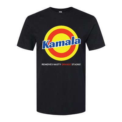 Vote Kamala Harris Removes Nasty Orange Stains Detergent Fun Softstyle CVC T-Shirt