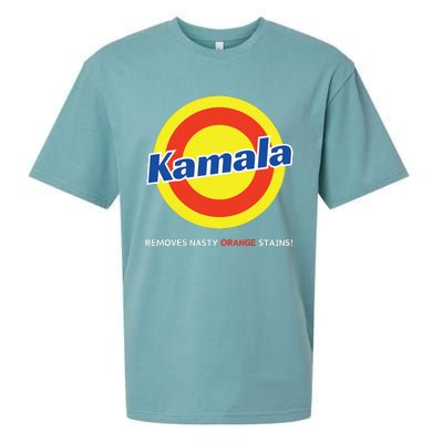 Vote Kamala Harris Removes Nasty Orange Stains Detergent Fun Sueded Cloud Jersey T-Shirt