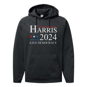 Vote Kamala Harris For President 2024 Election Democratic Performance Fleece Hoodie