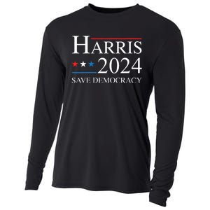 Vote Kamala Harris For President 2024 Election Democratic Cooling Performance Long Sleeve Crew