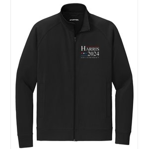 Vote Kamala Harris For President 2024 Election Democratic Stretch Full-Zip Cadet Jacket