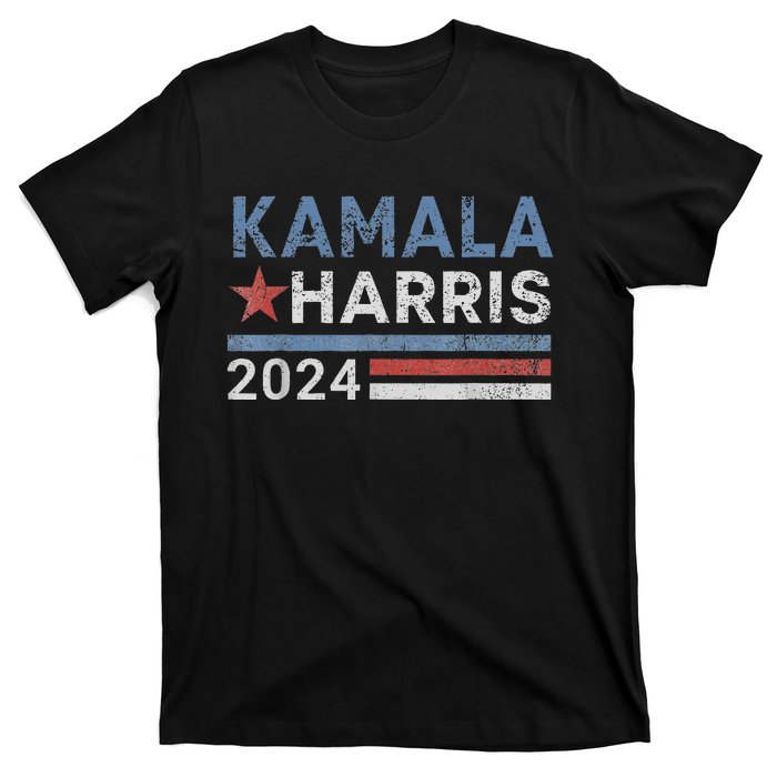 Vintage Kamala Harris 2024 For President Election Campaign T-Shirt