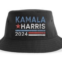 Vintage Kamala Harris 2024 For President Election Campaign Sustainable Bucket Hat