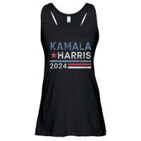 Vintage Kamala Harris 2024 For President Election Campaign Ladies Essential Flowy Tank