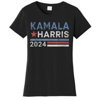 Vintage Kamala Harris 2024 For President Election Campaign Women's T-Shirt