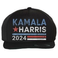 Vintage Kamala Harris 2024 For President Election Campaign Wool Snapback Cap