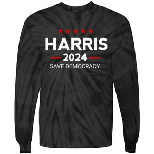 Vote Kamala Harris For Presidential Election 2024 Democratpresident Kamalaharris Tie-Dye Long Sleeve Shirt