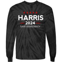 Vote Kamala Harris For Presidential Election 2024 Democratpresident Kamalaharris Tie-Dye Long Sleeve Shirt