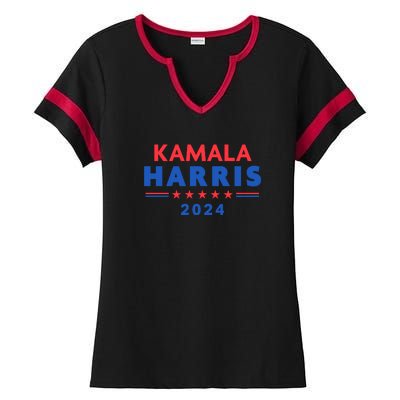 Vote Kamala Harris For President 2024 Election Ladies Halftime Notch Neck Tee