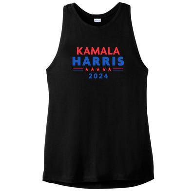 Vote Kamala Harris For President 2024 Election Ladies PosiCharge Tri-Blend Wicking Tank