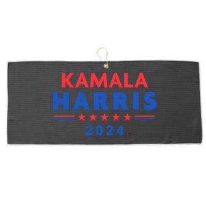 Vote Kamala Harris For President 2024 Election Large Microfiber Waffle Golf Towel