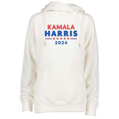 Vote Kamala Harris For President 2024 Election Womens Funnel Neck Pullover Hood