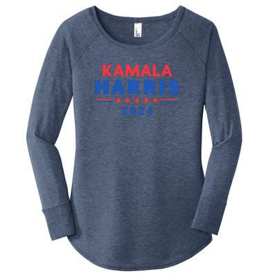 Vote Kamala Harris For President 2024 Election Women's Perfect Tri Tunic Long Sleeve Shirt