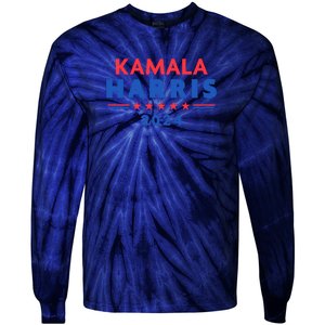 Vote Kamala Harris For President 2024 Election Tie-Dye Long Sleeve Shirt